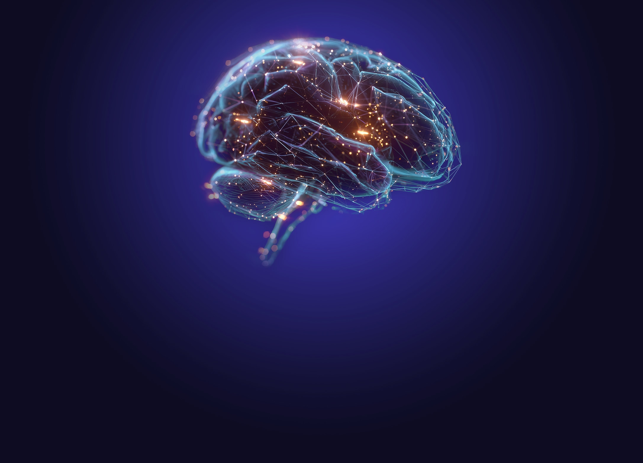AI Brain Background